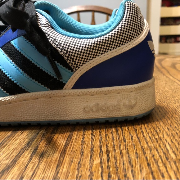 Blue Adidas Athletic Shoes - Picture 2 of 9